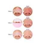 Parches para puntos negros Holila-Holika Clear Black Head 3 pasos - Imagen 2